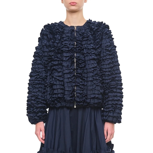 Molly Goddard Übergangsjacke Finn Taffeta Jacket Blue