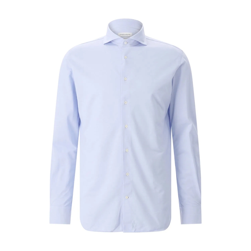 PROFUOMO Hemd Slim-Fit Hemd blau
