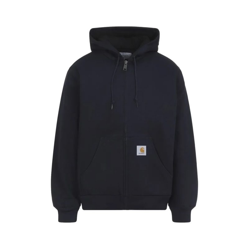 Carhartt Wip  Dark Navy Blue Cotton Active Jacket Blue