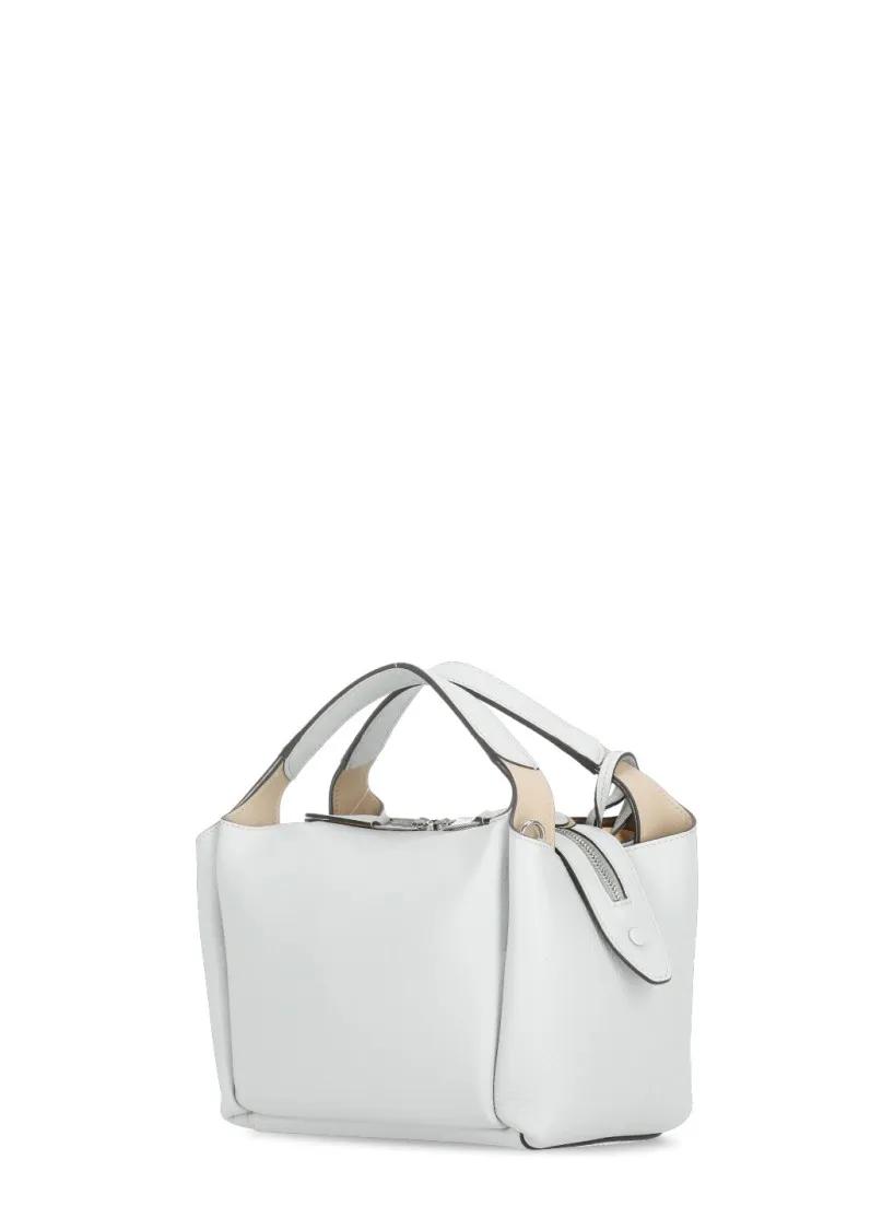 TOD'S Hobo bags Light Blue Leather Hand Bag in blauw