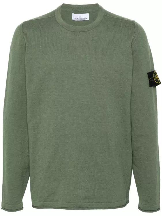 Stone Island - Compass-Badge Jumper - Größe XXXL - green