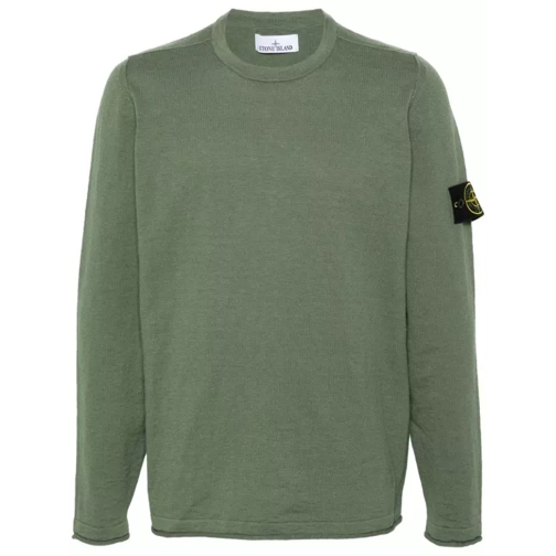 Stone Island Compass-Badge Jumper Green 