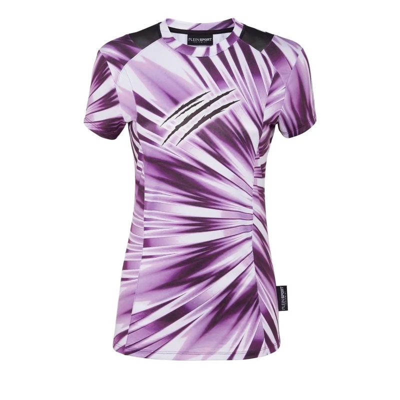 Plein Sport T-Shirt T-Shirt Scratch lila