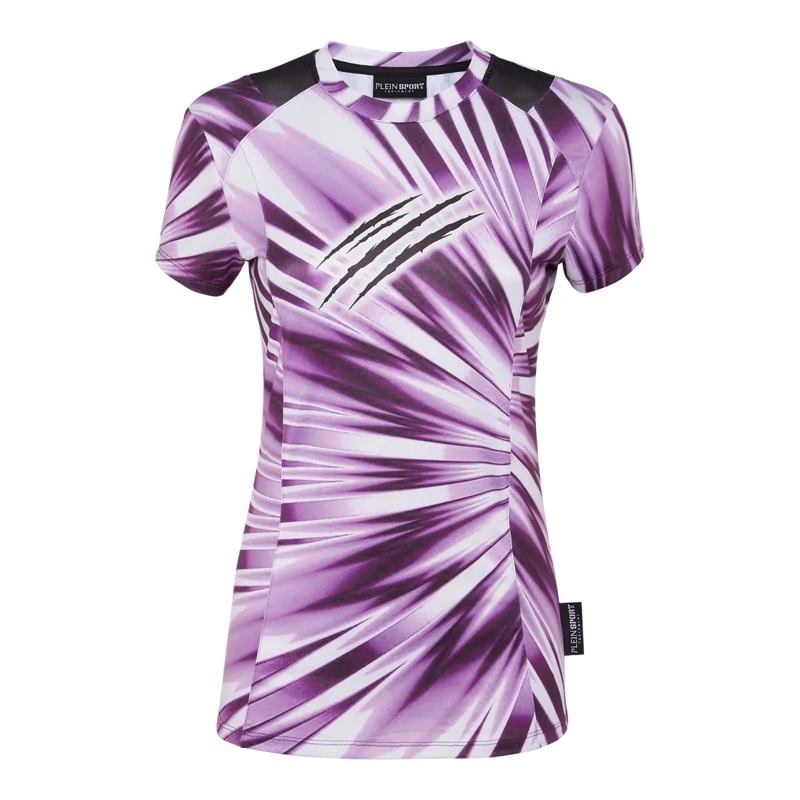 Plein Sport T-Shirt T-Shirt Scratch lila
