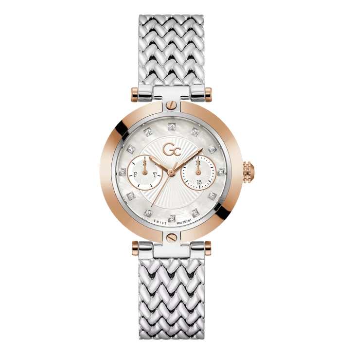 Rose gold and outlet silver watch