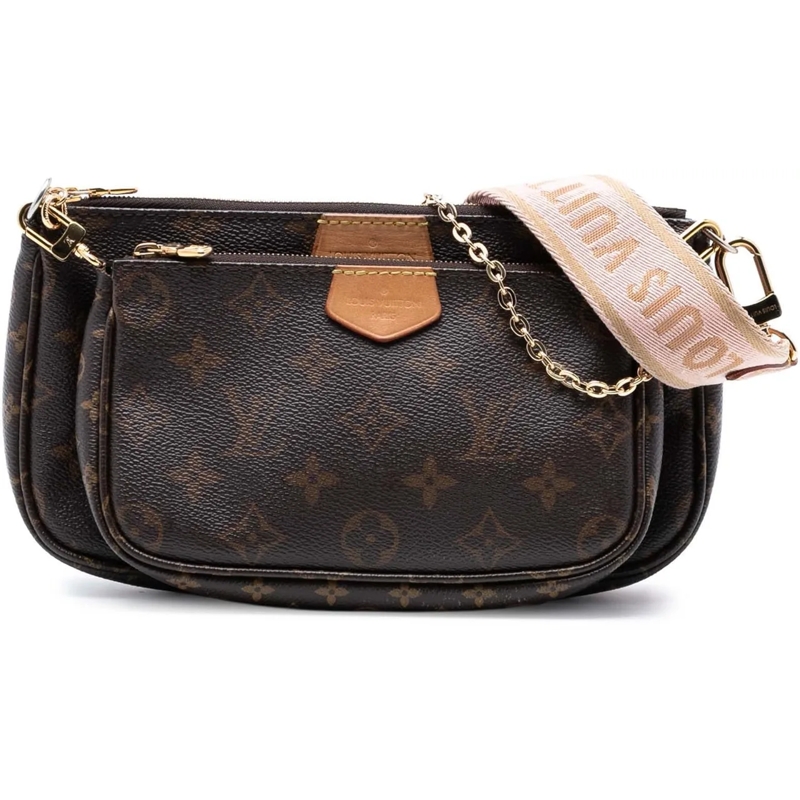 Louis Vuitton Schultertasche Monogram Multi Pochette Accessoires braun