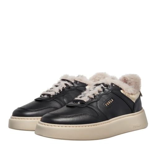 Furla Furlasport Lace-Up Sneaker T.30 Nero+Lamb sneaker basse