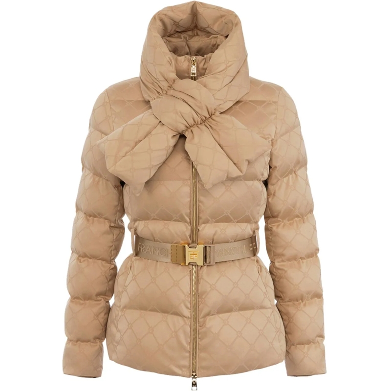 Elisabetta Franchi Veste de transition Coats Miele beige