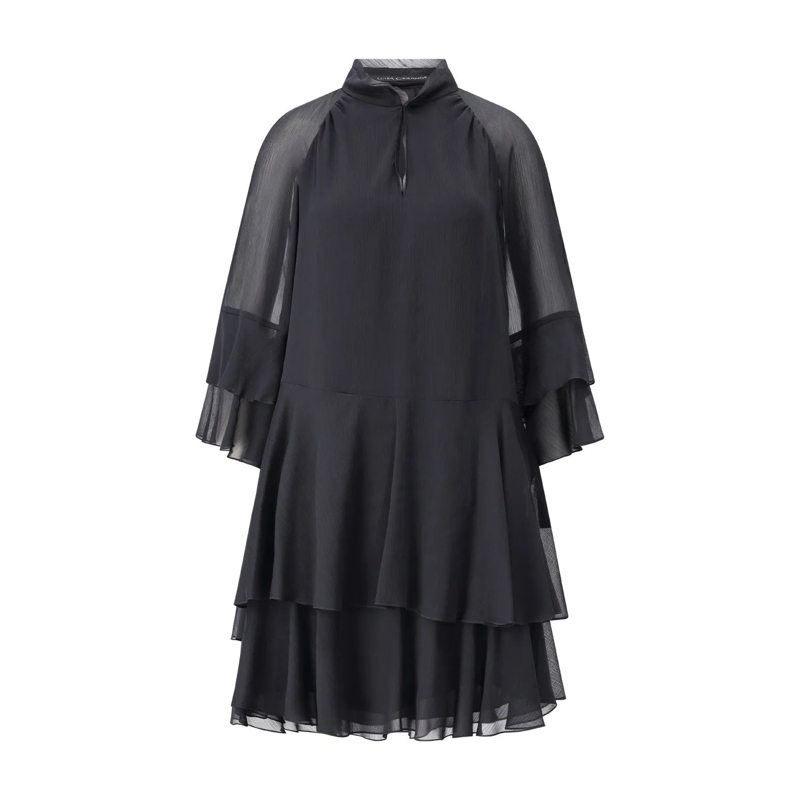 Luisa Cerano  Kleid mit Rüschendetails dark blue