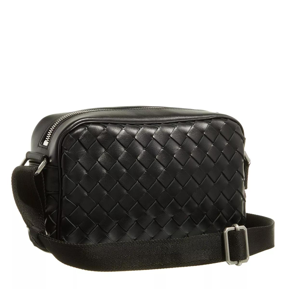 Bottega Veneta Crossbody bags Intrecciato Cassette Shoulder Bag in zwart
