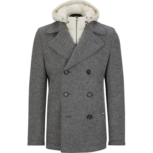 Hugo Donzen jassen Boss Coats Gray grau