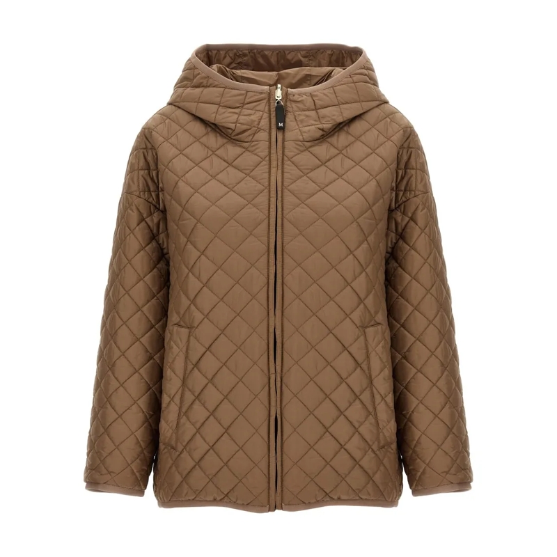 Max Mara  'Leo' Reversible Jacket Brown