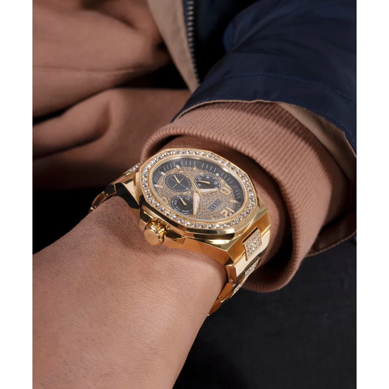 Guess Quarzuhr Quarz-Analoguhr Empire gold(Image 5)