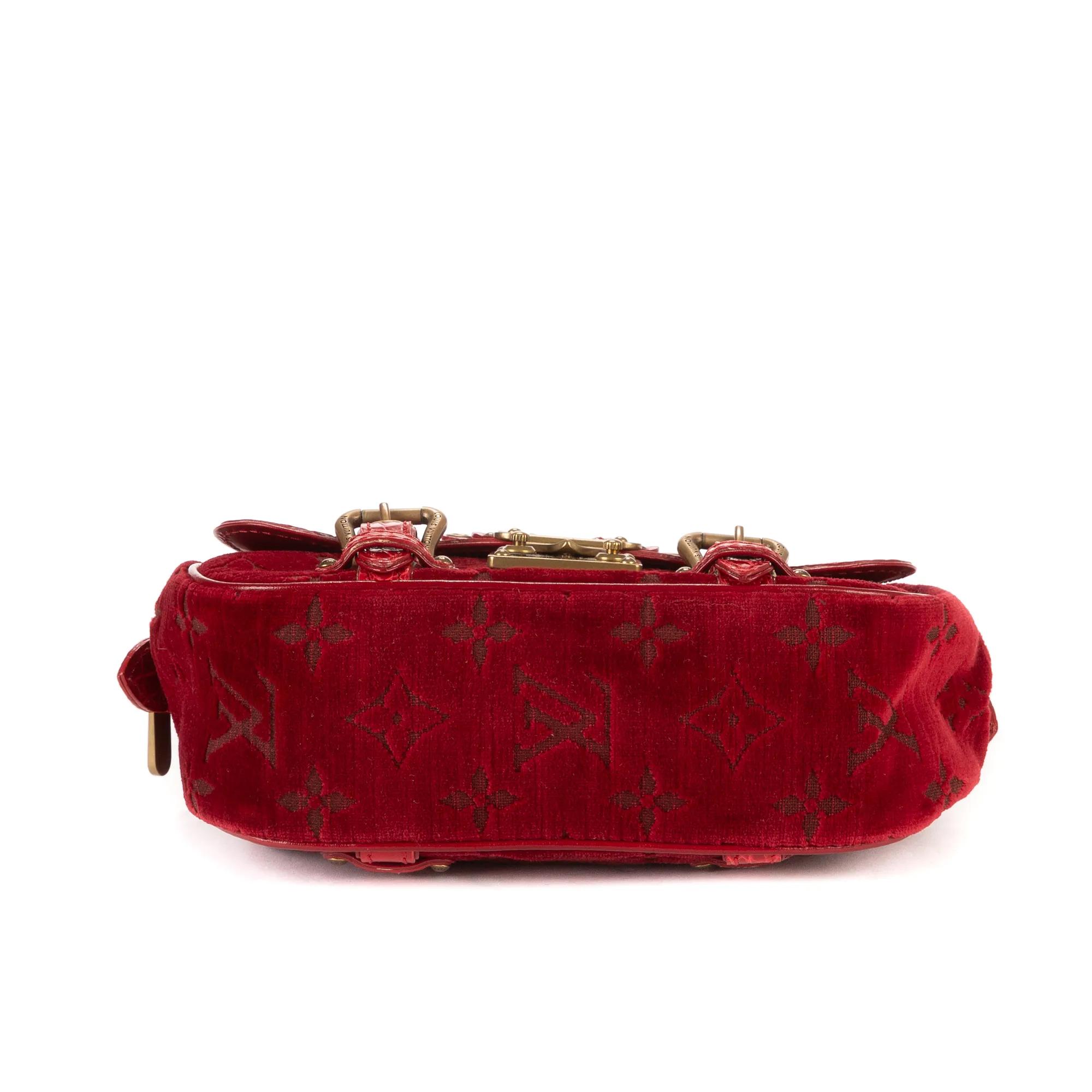 Thumbnail - Louis Vuitton Crossbody Bags - Ltd. Ed. Monogram Velours Irvine - Gr. unisize - in Rot - für Damen