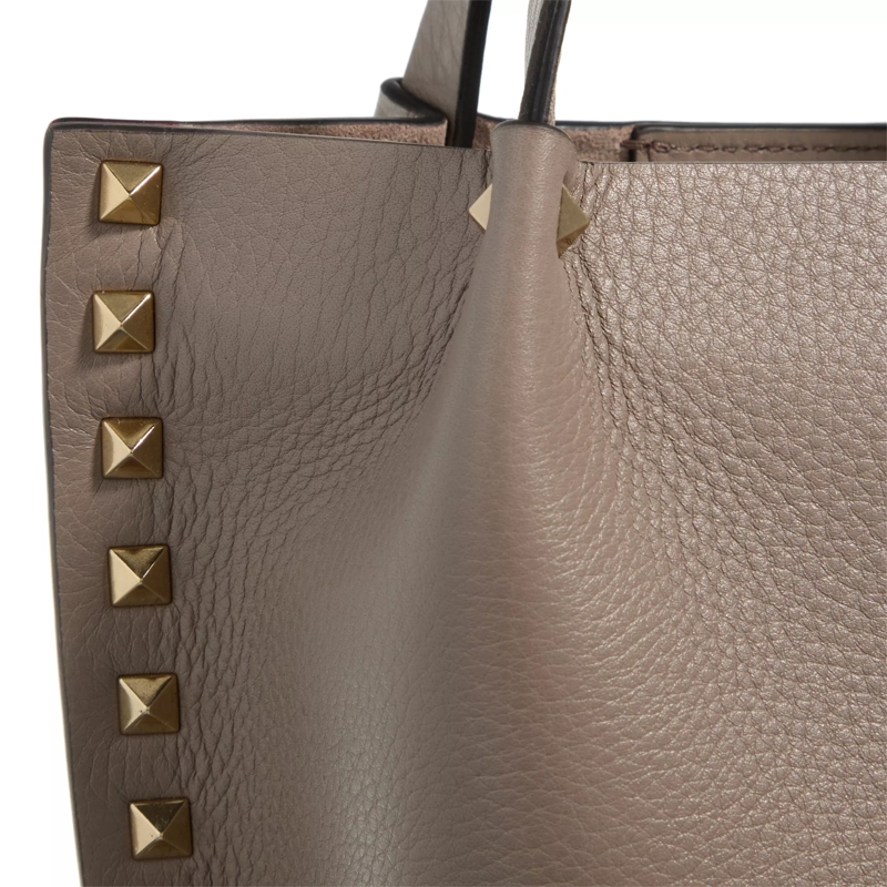 Valentino Garavani Tote Small Tote Rockstud  Brown(Image 5)