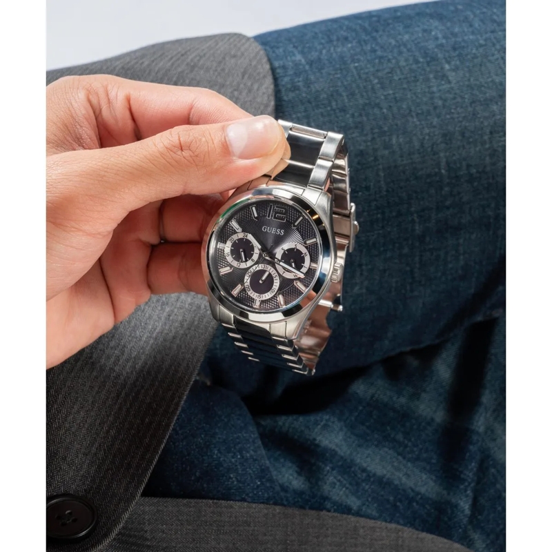 Guess Quarzuhr Quarz-Analoguhr Zen silber(Image 6)