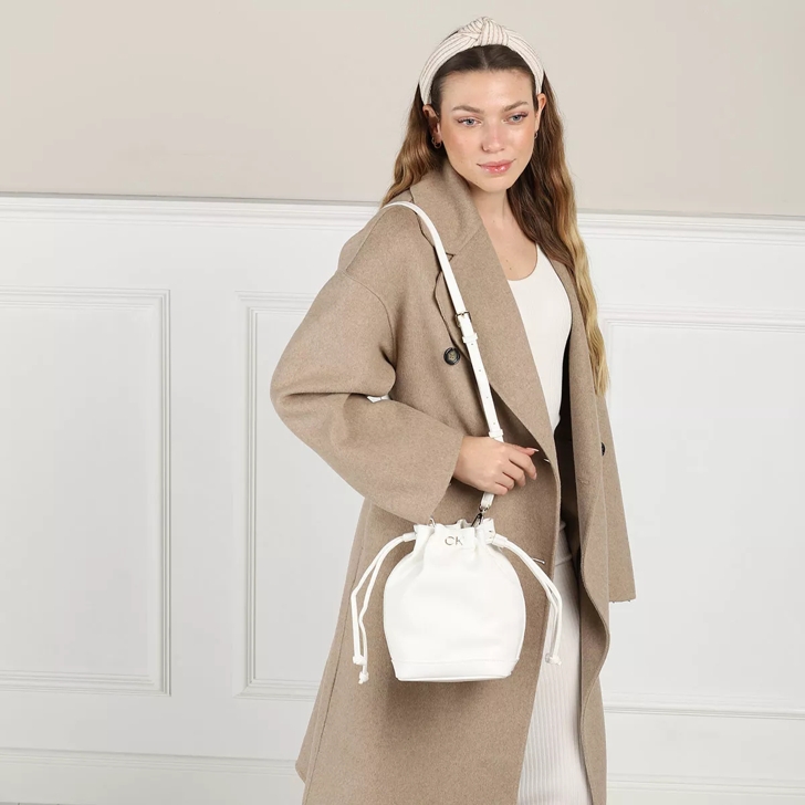 Calvin klein discount lock bucket bag