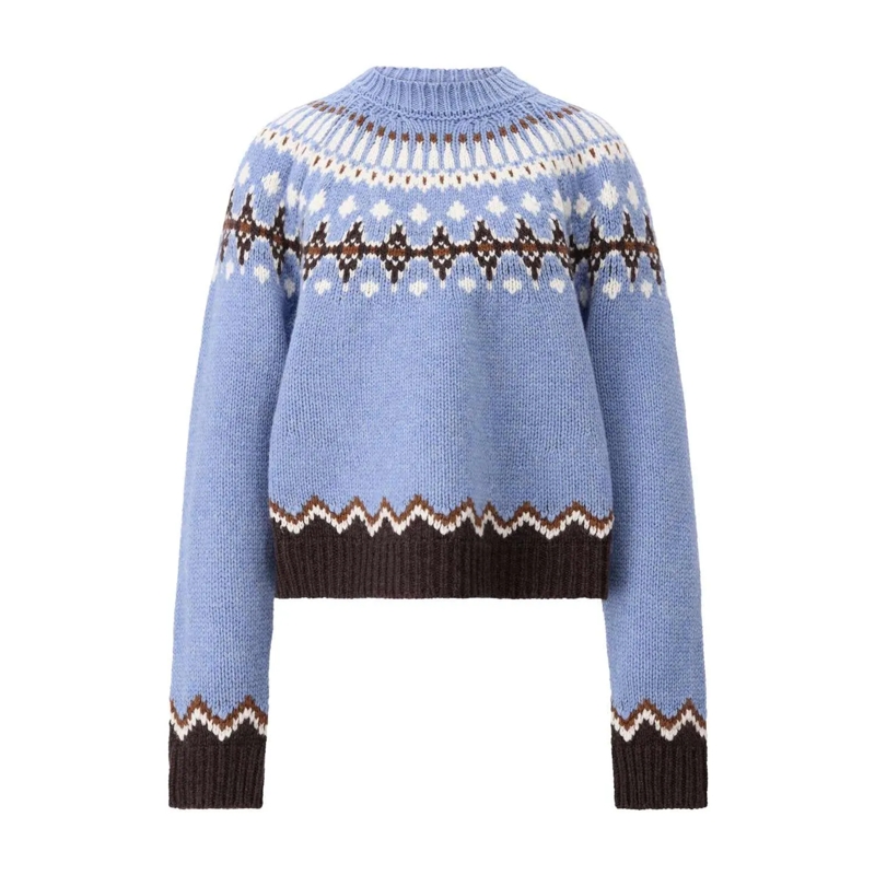 Alanui Trui 'Sweet Winter' Sweater Blau