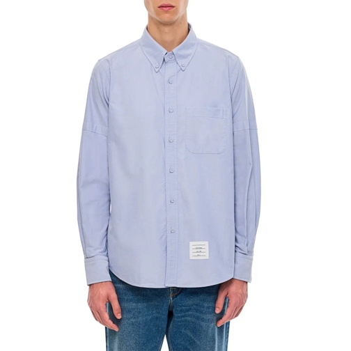 Thom Browne Hemden Light Blue Cotton Shirt Blue