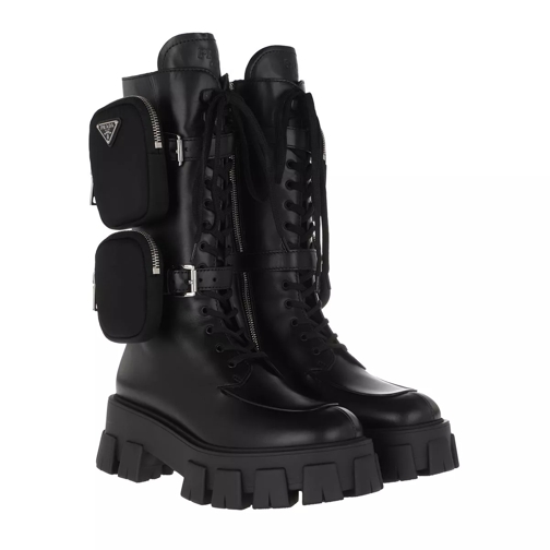 Prada Boots Leather Black Botte