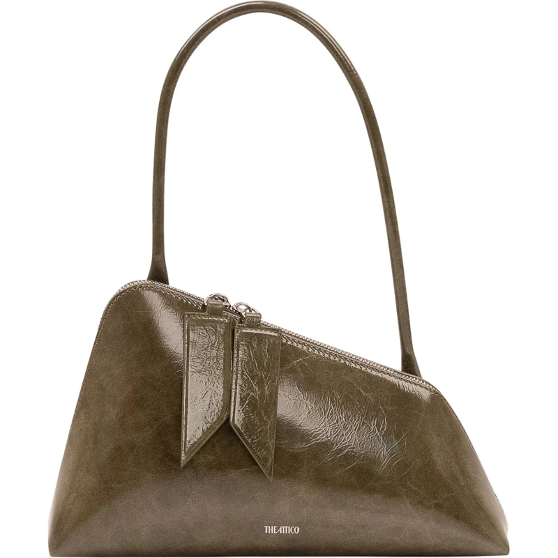 The Attico Schultertasche Borsa Sunrise a Spalla taupe