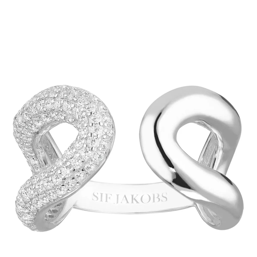 Sif Jakobs Jewellery Capri Due Ring Sterling Silver Ring med sammanlänkande delar