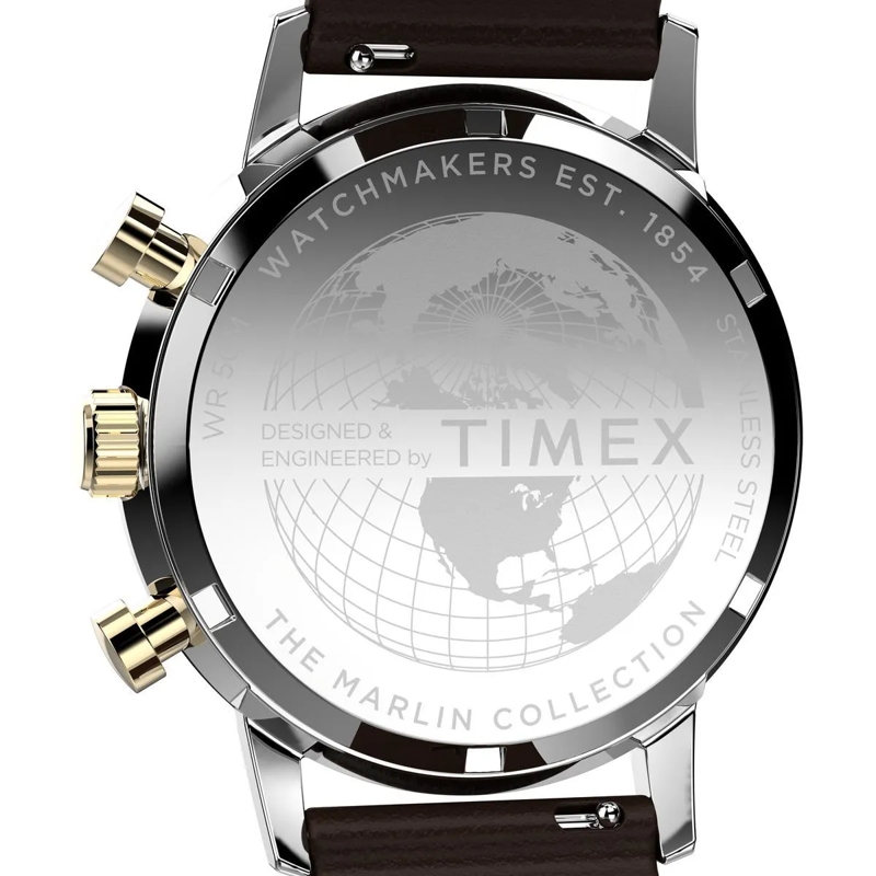 Timex Chronograph Quarz-Analoguhr Marlin® Quartz Chronograph braun(Image 4)