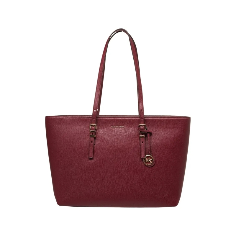 MICHAEL Michael Kors Fourre-tout Quinn' Leather Shopper Red