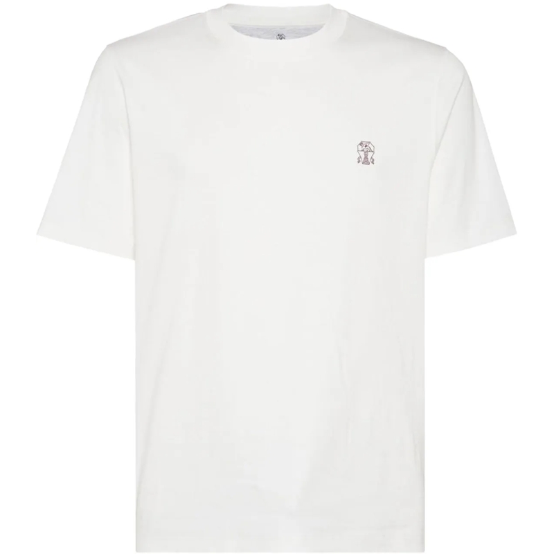 Brunello Cucinelli T-Shirt T-Shirts And Polos White weiß