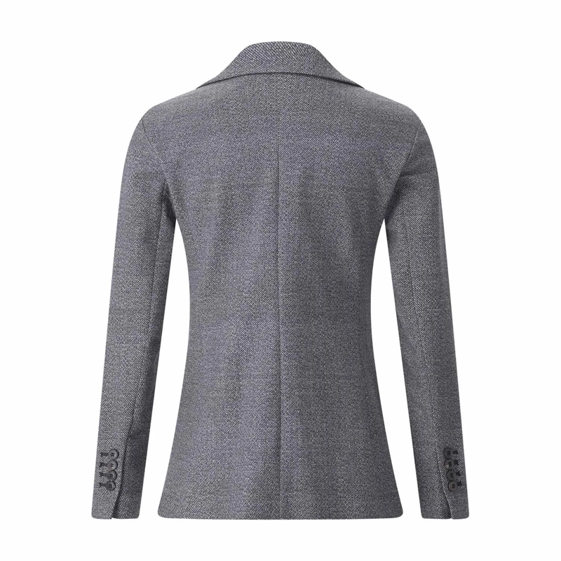 fashion Blazer Blazer aus Baumwoll-Mix grau(Image 2)