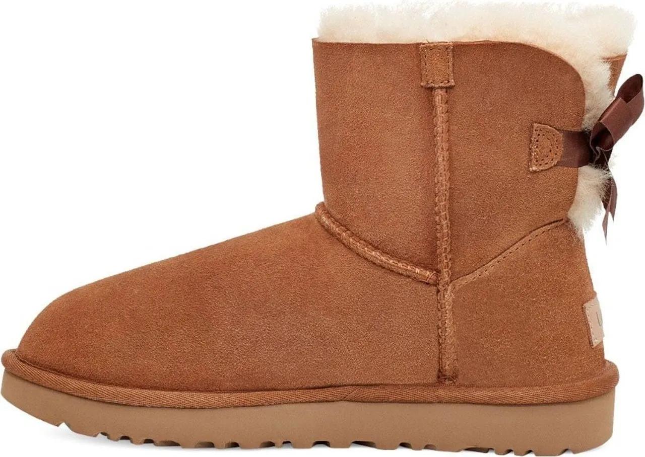 Thumbnail - UGG Stiefeletten - Ugg Dames Laars Bruin 1016501/CHE Mini Bailey Bow - Gr. 36 (EU) - in Braun - für Damen