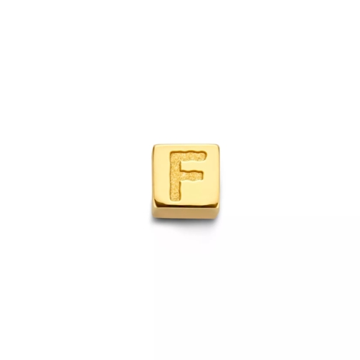 Isabel Bernard F Gold Le Carré Felie 14 Karat Cube Charm Gold Ciondolo