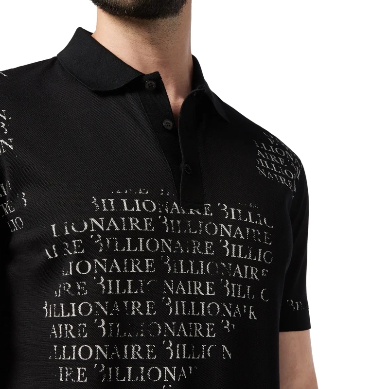 BILLIONAIRE Top Poloshirt weiss(Image 4)