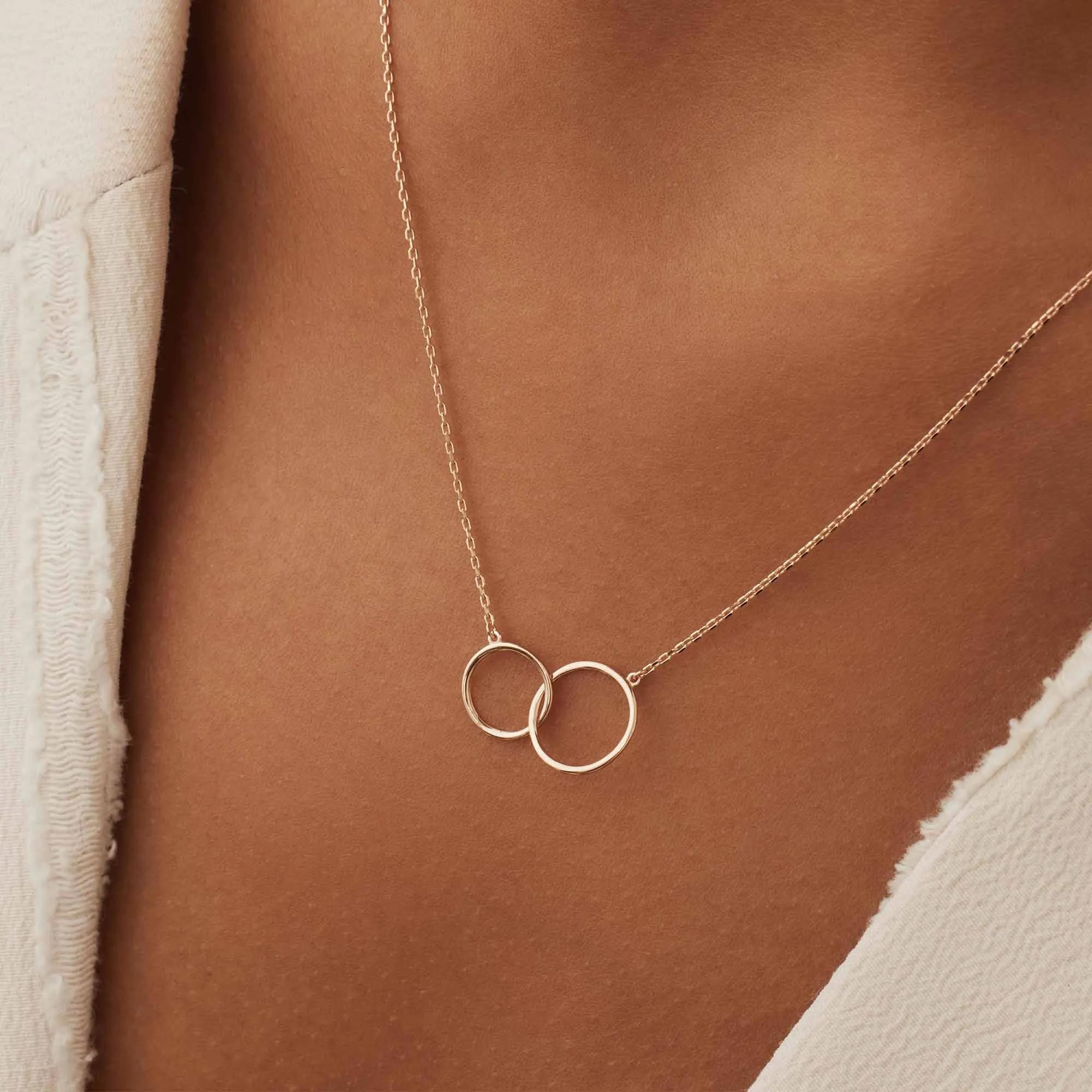 Thumbnail - Isabel Bernard Halskette - La Concorde Ã‰Nola 14 Karat Collier With Circles - Gr. unisize - in Quarz - für Damen