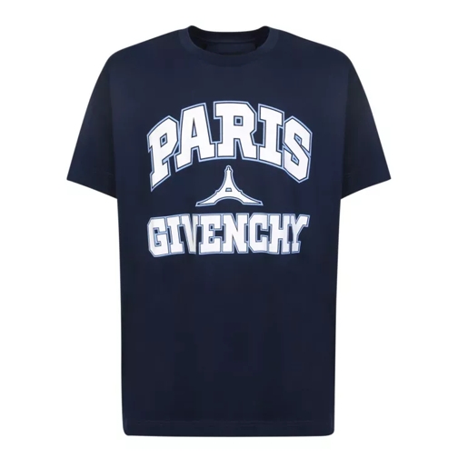 Givenchy Paris Blue T-Shirt Blue 