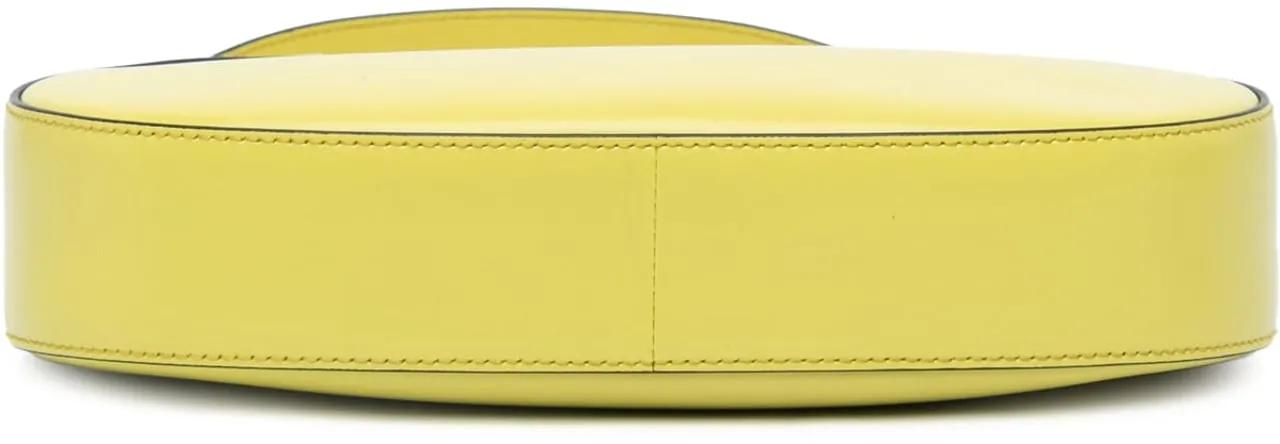 Prada Shoppers Spazzolato Cleo Hobo Bag in geel