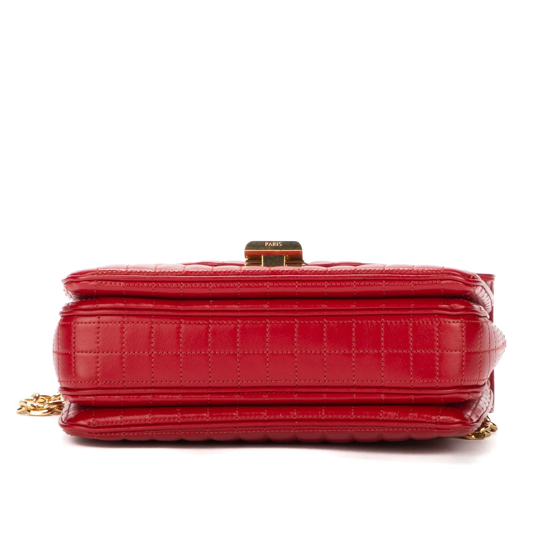 Thumbnail - Celine Crossbody Bags - C bag - Gr. unisize - in Rot - für Damen