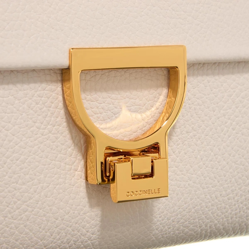 Coccinelle Satchel Arlettis Lambskin White(Image 5)