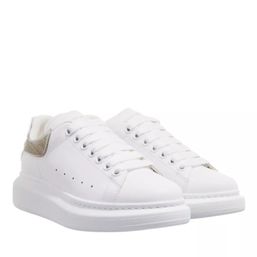 Alexander mcqueen white on sale gold