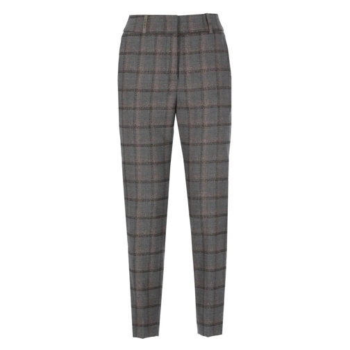 Peserico  Virgin Wool Trousers Grey