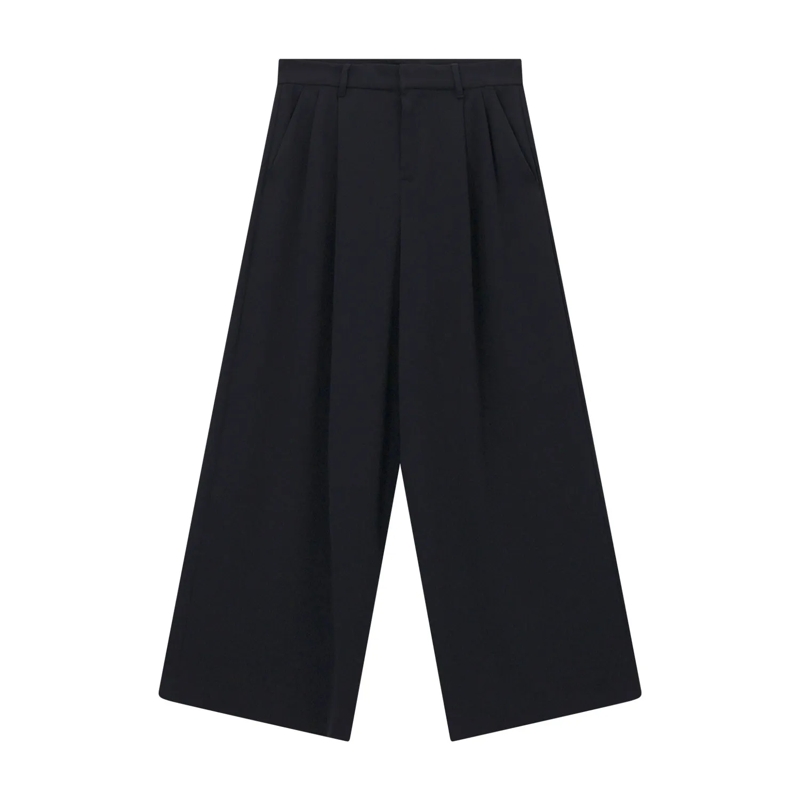 S Max Mara Freizeithose Weite Hose Donata blau