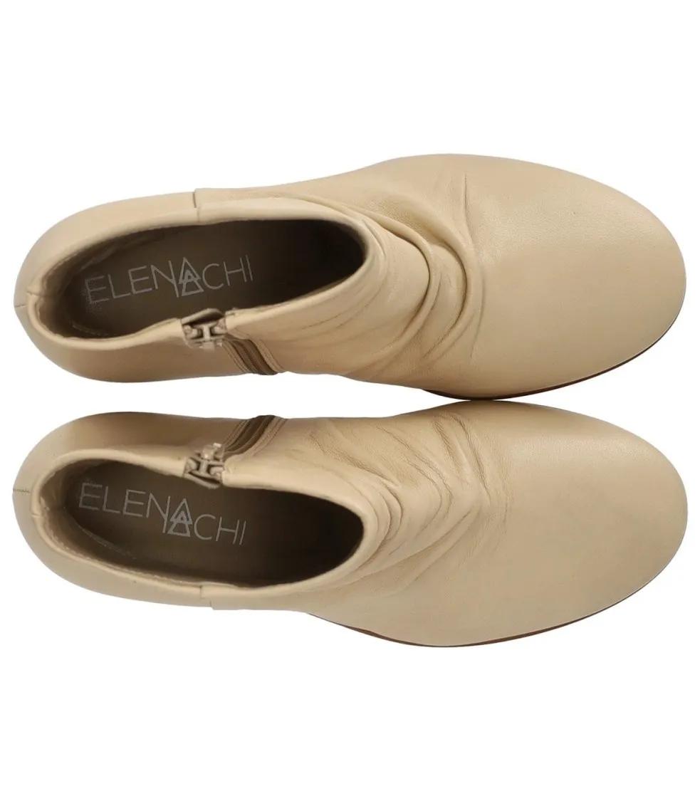 Thumbnail - Elena Iachi Stiefel - Charme Ecrú Heeled Ankle Boot - Gr. 37 (EU) - in Beige - für Damen