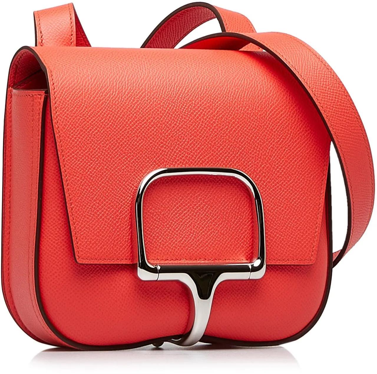 Thumbnail - Hermès Hobo Bags - 2022 Mini Epsom Della Cavalleria - Gr. unisize - in Rot - für Damen
