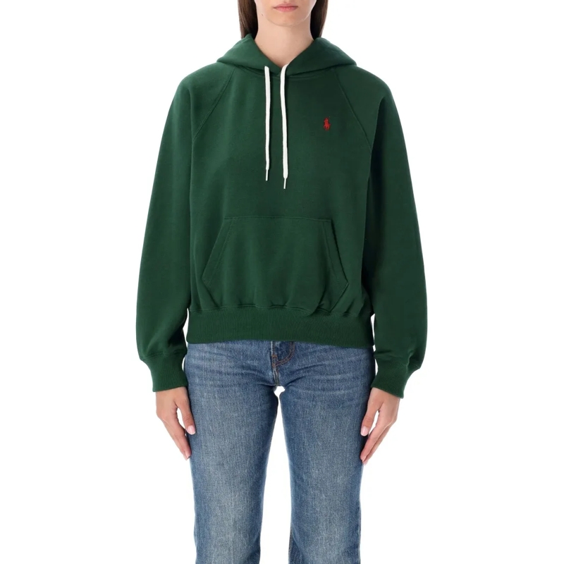 Polo Ralph Lauren  Polo Hoodie With Embroidered Pony Logo Green