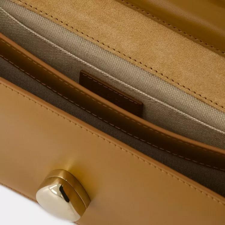 A.P.C. Hobo bags Astra Small Crossbody Leather Brown in bruin