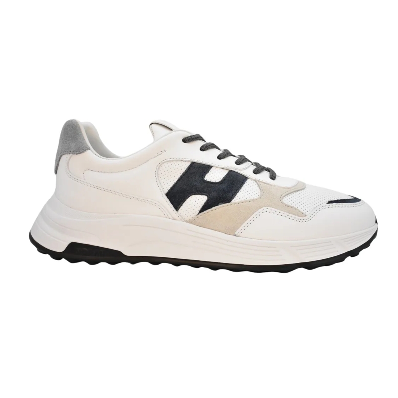 Hogan Lage-top sneaker Suede And Leather Sneakers White