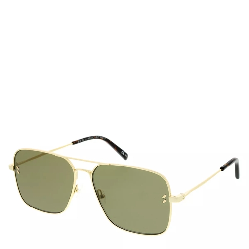 Stella McCartney SC0199S-004 59 Sunglasses Gold-Gold-Green Sonnenbrille
