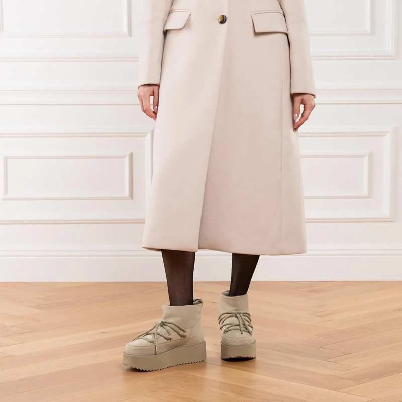 INUIKII Winterboots Classic Low Platform Sage(Image 2)