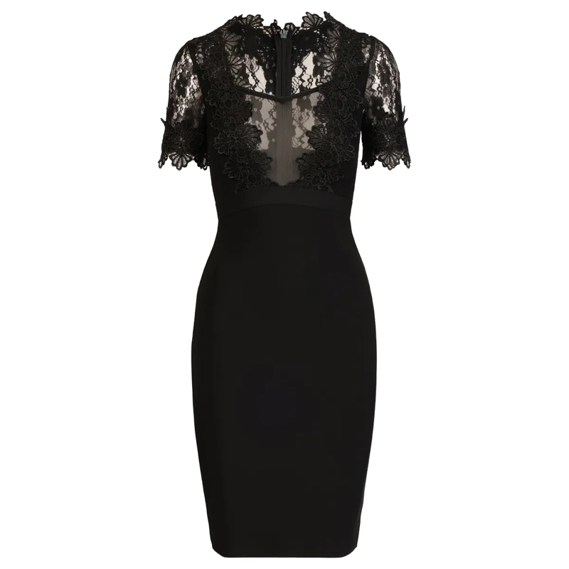 Kraimod Abendkleid Bandagekleid schwarz