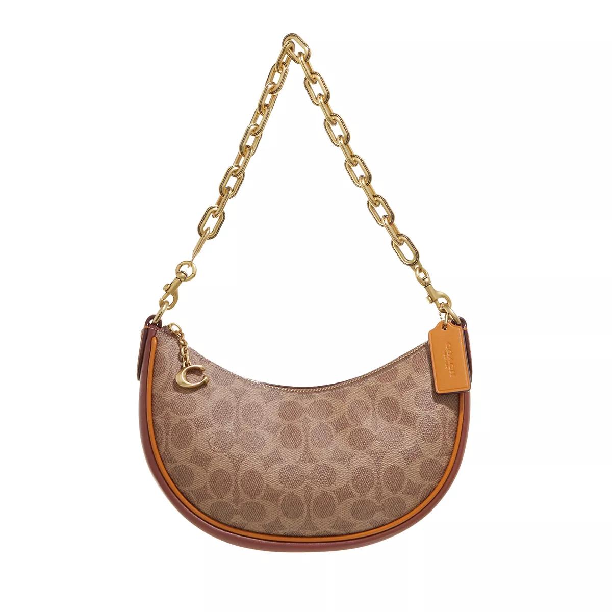 Coach Crossbody Bags - Coated Canvas Signature Mira Shoulder Bag - Gr. unisize - in Braun - für Damen